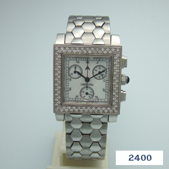 chronograph wrist watch dating from the mid 20th century the watch is